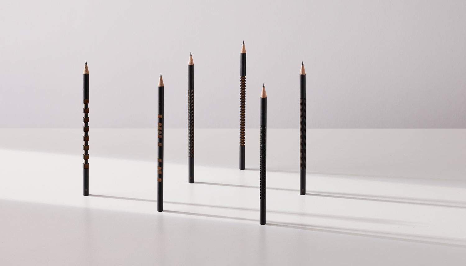Tat-Tat Laser Sculpted Pencil Set